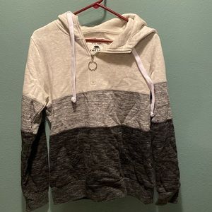 Size medium hooded quarter zip